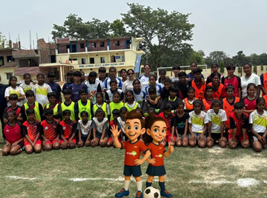 IKF football trials, girls football India, women in sports, Bihar grassroots sports, Siwan football